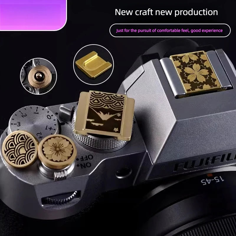 Camera Metal Hot Shoe Dust Cover for Fujifilm XT30II X100V X100F X100S XS10 XT200 XT100 XT30 II XT20 XT10 XT4 XT3 XT2 XE4 XE3 by MVEnergo