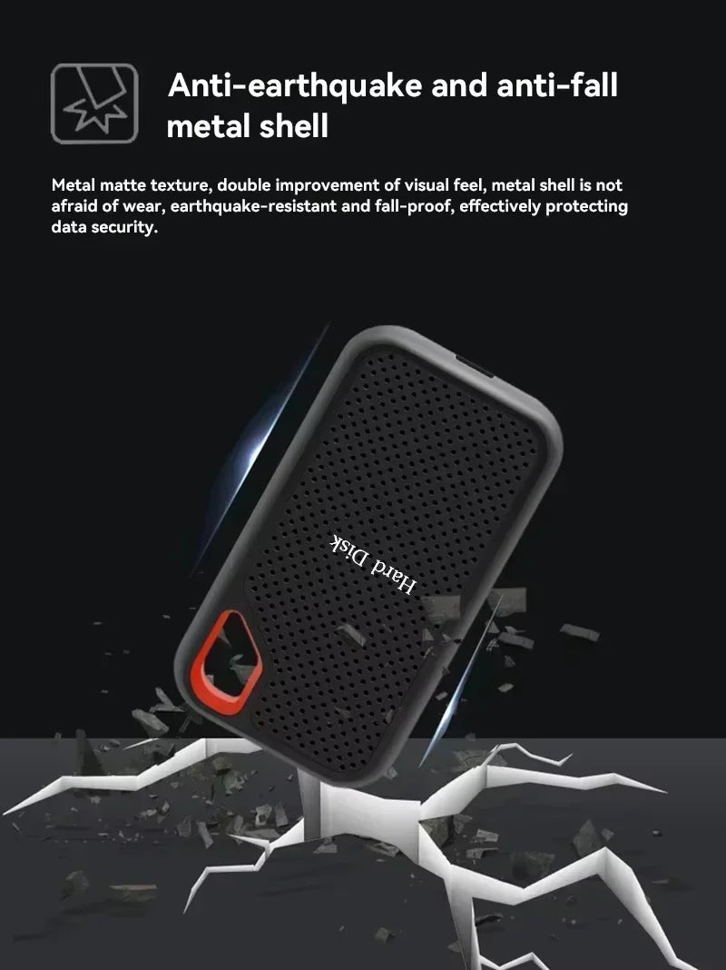 Original SSD 256TB high-speed external hard drive 2TB hard drive USB 3.1 Type-COriginal Storage Device for Laptop/mac/PC/Phone by MVEnergo