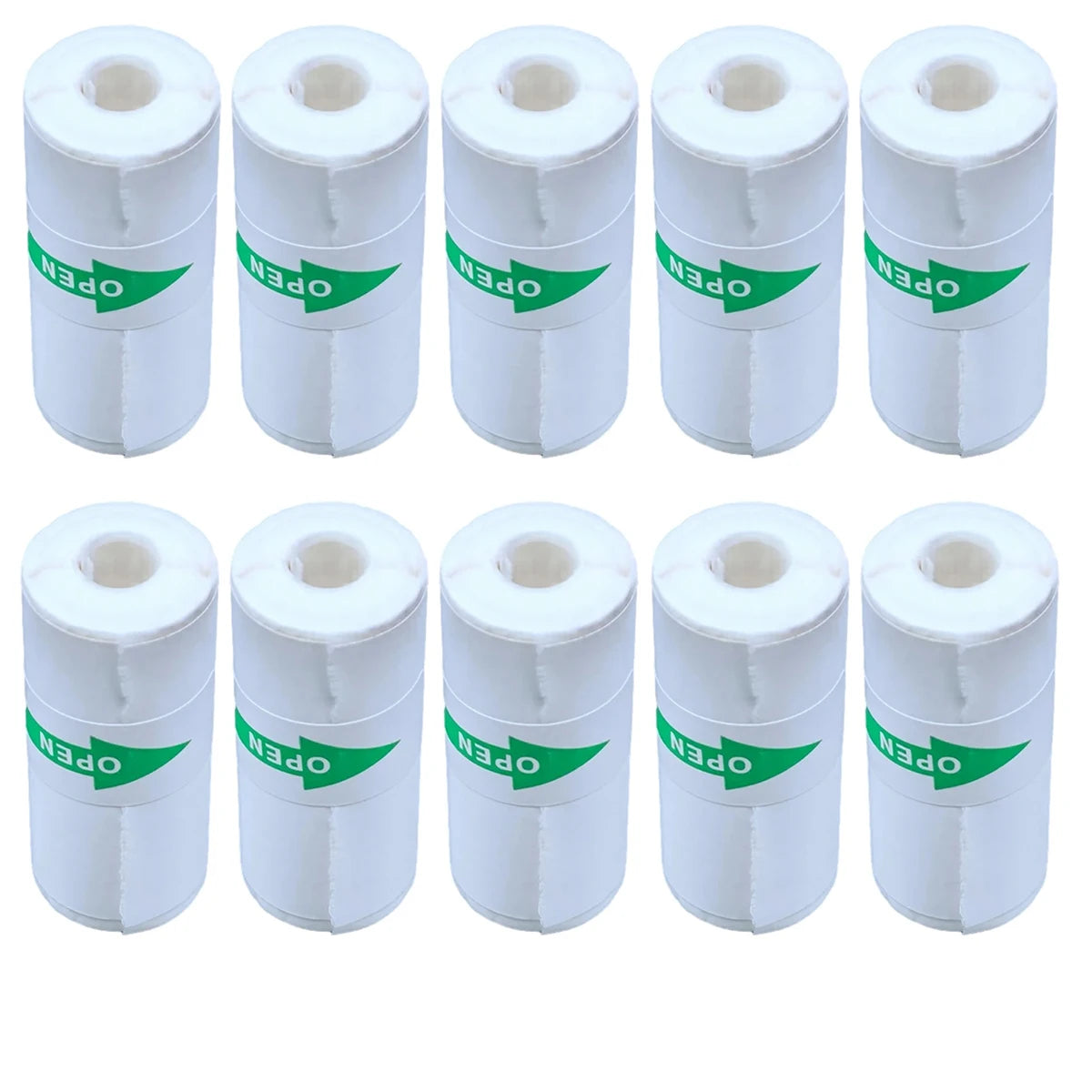 16Rolls Thermal Printer Papers 57x25mm Self-adhesive Thermal Papers HD Color Label Printers for Inkless Mini Portable Printer