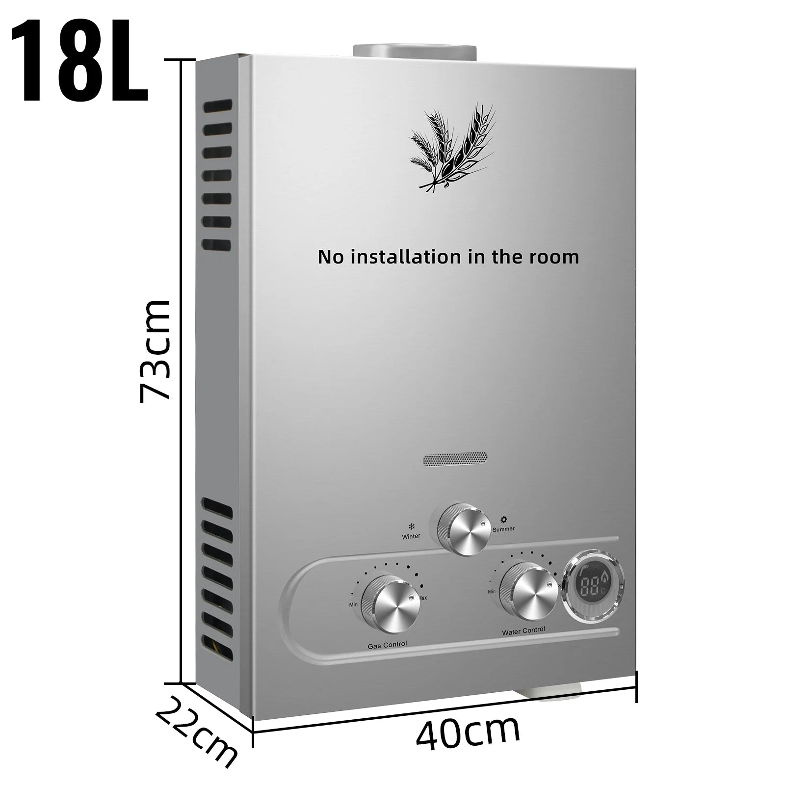 VEVOR LPG liquefied petroleum gas water heater 6L 8L 10L 12L 16L 18L liquefied petroleum gas propane butane water heater by MVEnergo