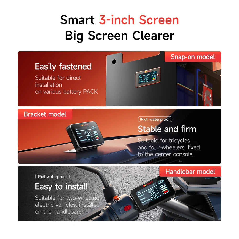 Daly BMS Accessories Bluetooth WIFI Module LCD Screen Cable Inverter Communication Board DalyBMS New Version