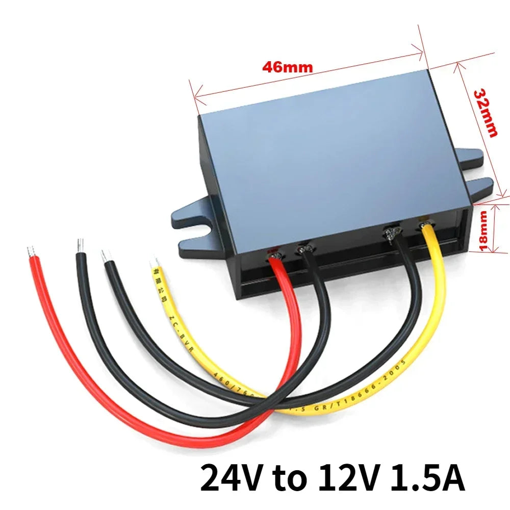 24 Volt to 12 Volt 40A 24V to 13.8V 30A 20A 15A 10A 8A 5A Voltage Transformer DC DC Converter Step Down Buck Regulator by MVEnergo
