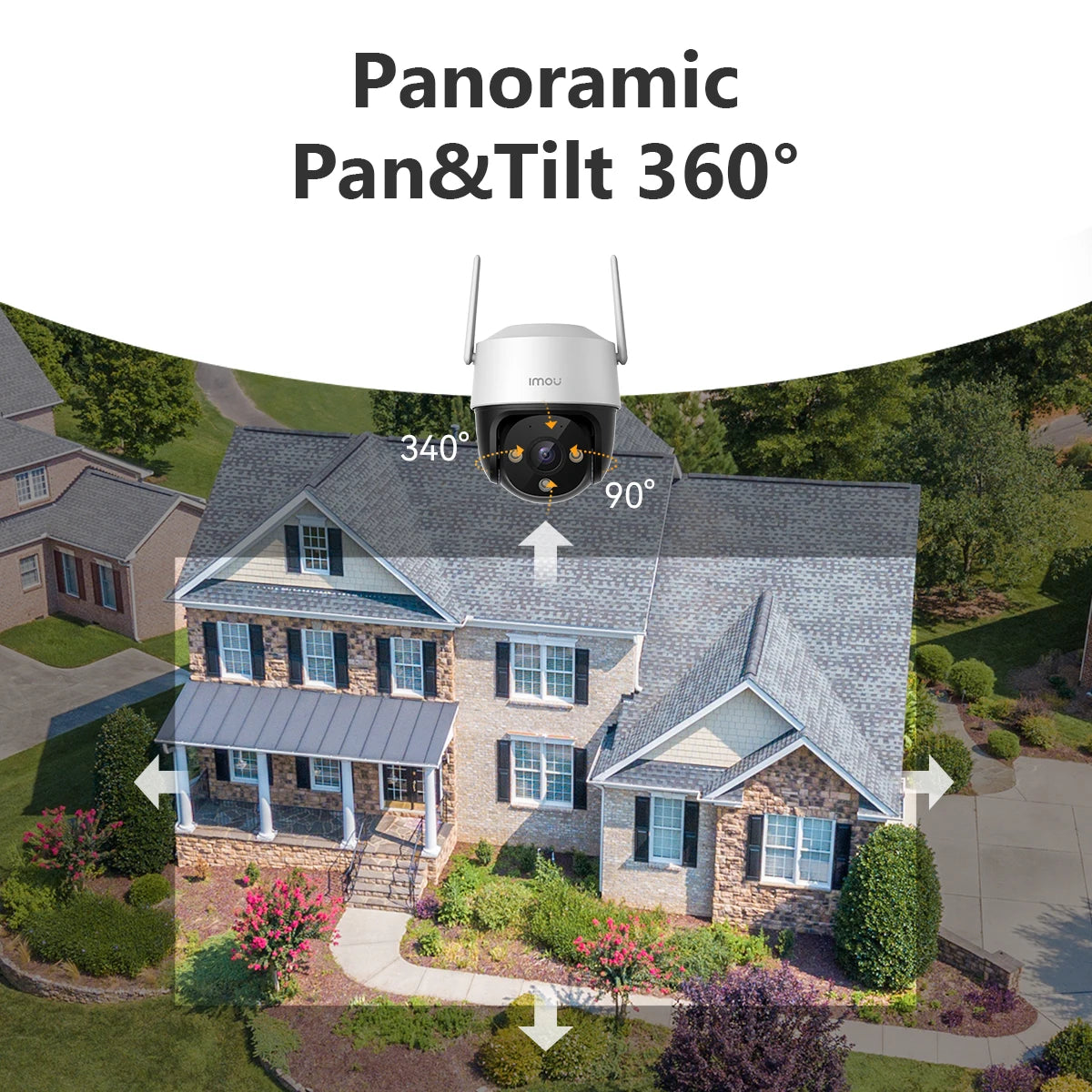 IMOU Cruiser SE+ 3MP/5MP Outdoor PTZ Wi-Fi Camera IP66 Weatherproof Camera Two Way Audio Color Night Vision AI Human Detection by MVEnergo