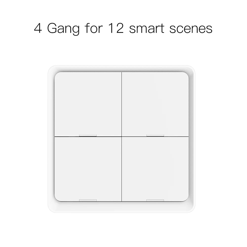 Moes ZigBee Wireless Scene Switch 12 control modes Handheld Push Button 2MQTT Setup Home Automation Scenario Tuya Smart Devices by MVEnergo