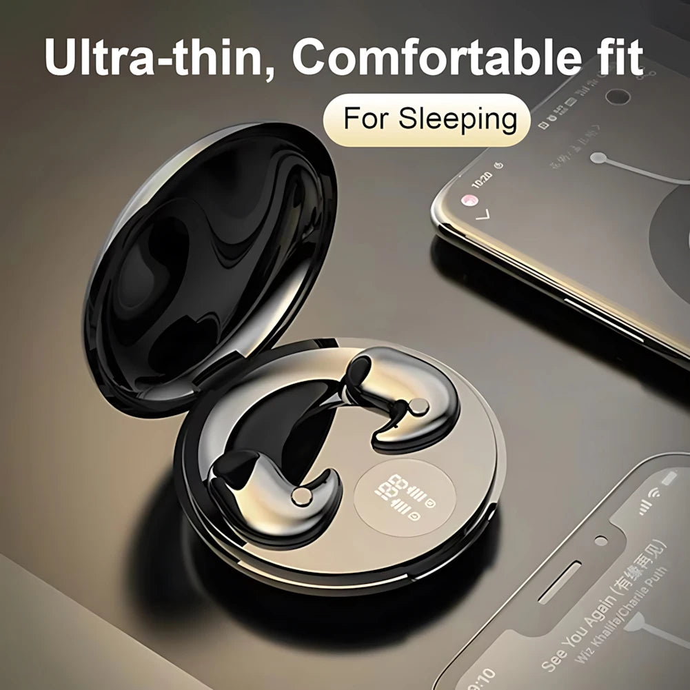B13 Bluetooth Sleep Earphones Wireless Headset 5.3 With Comfortable Wearing Touch Control Headphone Earbuds For All Mobile Phone by MVEnergo