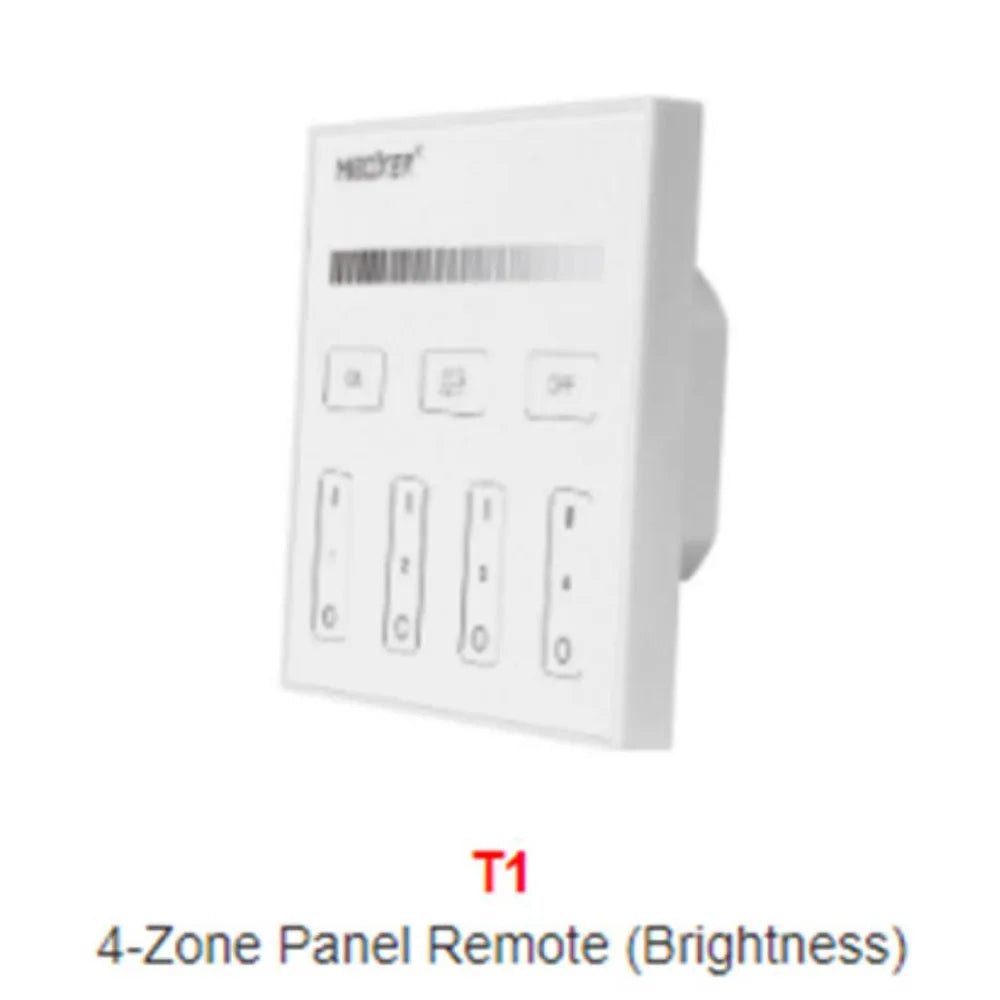 Milight B0 B1 B2 B3 B4 B8 4-Zone 8 Zone 2.4GHz Wireless WIFI Touch Panel Dimmer/RGBW/RGB + CCT LED Smart Remote Controller
