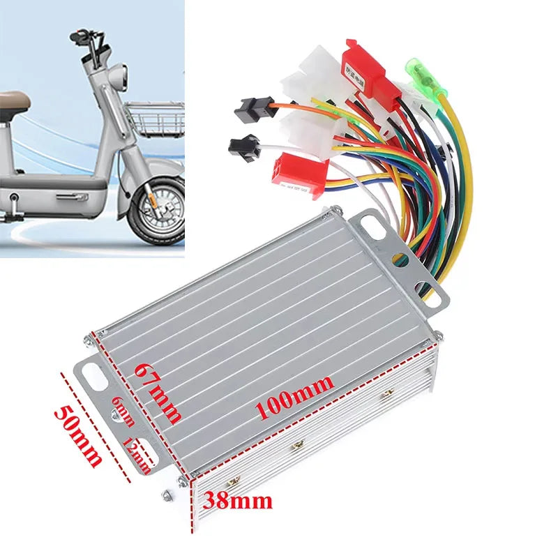 Electric Bicycle Accessories 36V/48V Electric Bike 350W Brushless DC Motor Controller For Electric Bicycle E-bike Scooter by MVEnergo