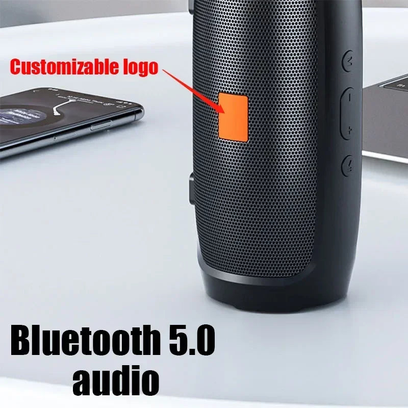 Portable Subwoofer Bluetooth Speakers Outdoor Stereo Surround Waterproof Loudspeaker Wireless Sound Box Support FM Radio TF Card by MVEnergo