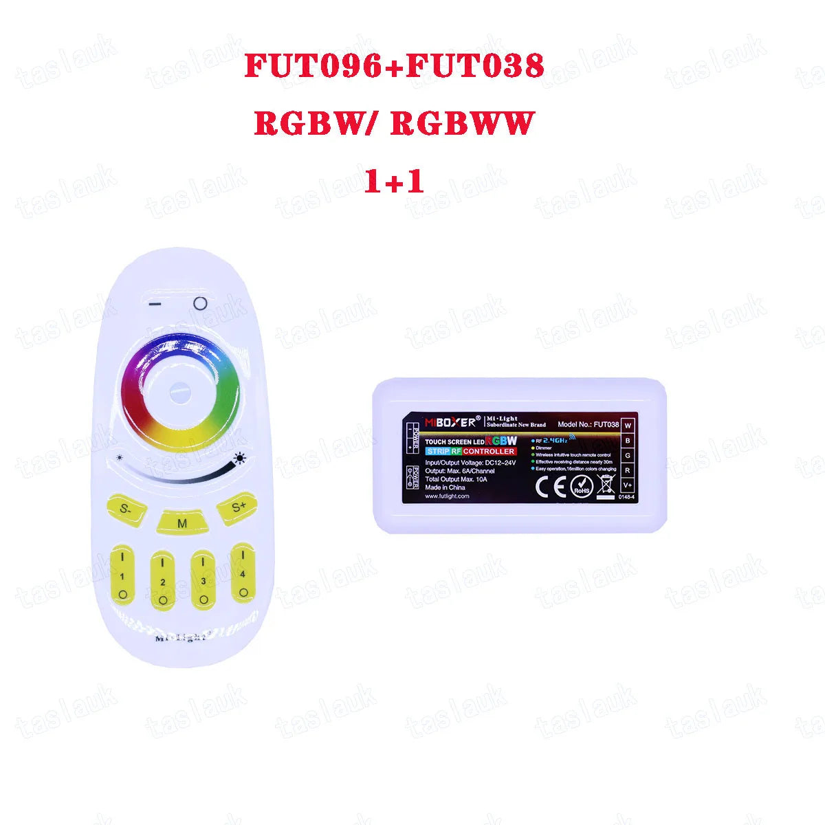 MiLight BOXER T4 B4  RGB CCT RGB RGBW CCT RGBWW FUT092 038 096 037 039 Controller DC12-24V RGB+CCT 4-Zone Touch Remote