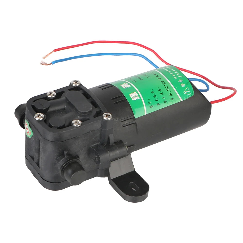 Micro High Pressure Diaphragm Agricultural Electric Water Pump 3.5L/min DC12V Water Spray Car Wash Durable