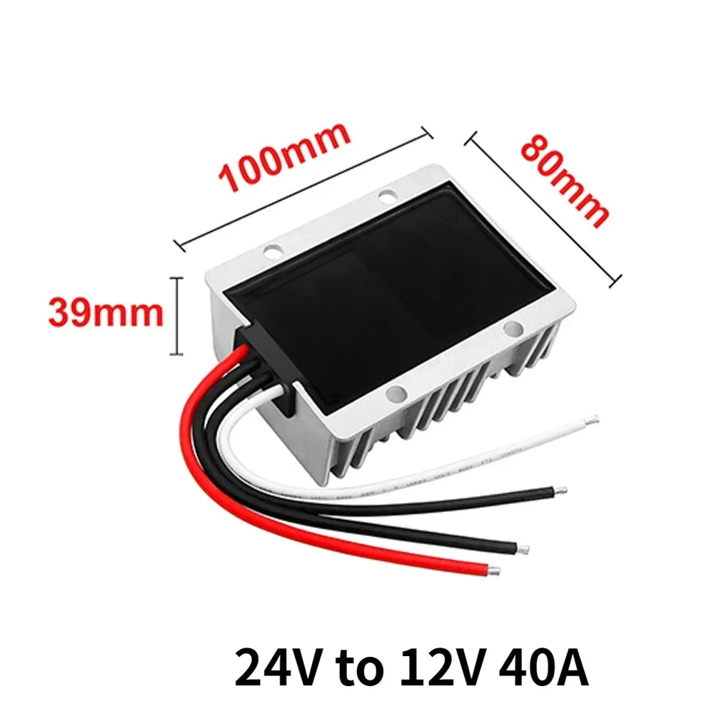 24 Volt to 12 Volt 40A 24V to 13.8V 30A 20A 15A 10A 8A 5A Voltage Transformer DC DC Converter Step Down Buck Regulator by MVEnergo