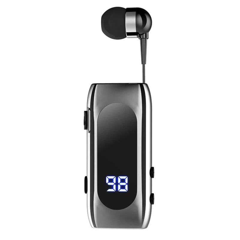 K55 Band Clip Single-ear Bluetooth Headphones LED Display Tws for Android &IOS Earphones & Headphones Hd Calls Business Headsets by MVEnergo