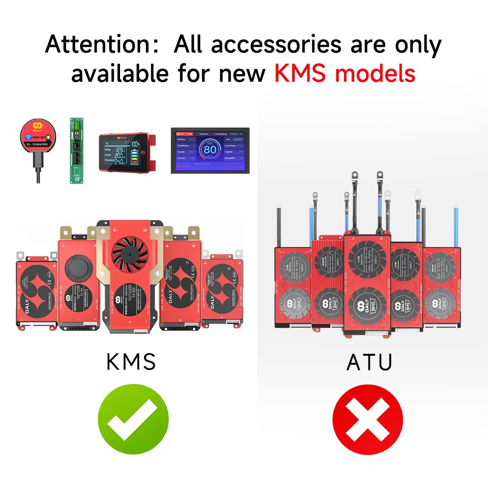 Daly BMS Accessories Bluetooth WIFI Module LCD Screen Cable Inverter Communication Board DalyBMS New Version