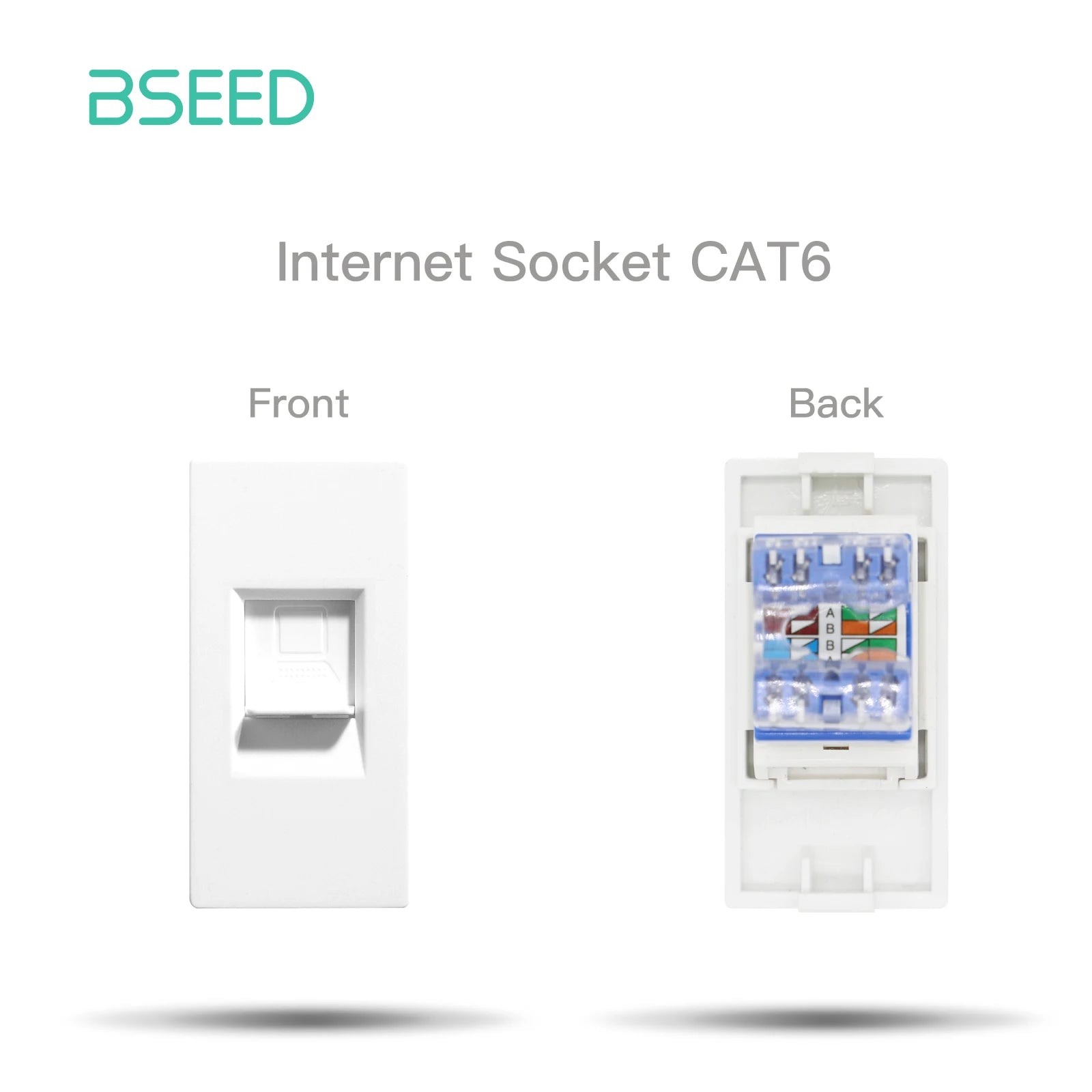 BSEED Glass Frames TV/ST/USB Socket Type-C EU Socket CAT5 RJ45 HDMI Socket Function Parts 1/2Way Mechanical Button Switches Part by MVEnergo
