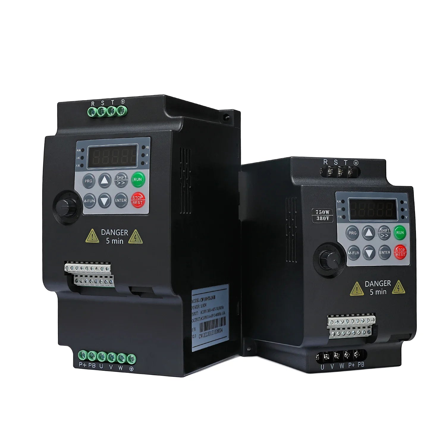 220V 380V 0.75/1.5/2.2/4/5.5KW for Variable Frequency Drive 3 Phase Speed Controller Inverter Motor VFD Inverter by MVEnergo
