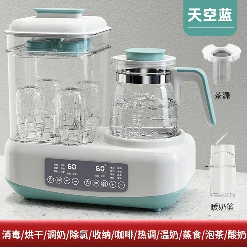 220V Baby Bottle Sterilizer with Drying Two-in-one Warm Milk Heater Constant Temperature Kettle Feeding Milk Mixer Electric C by MVEnergo